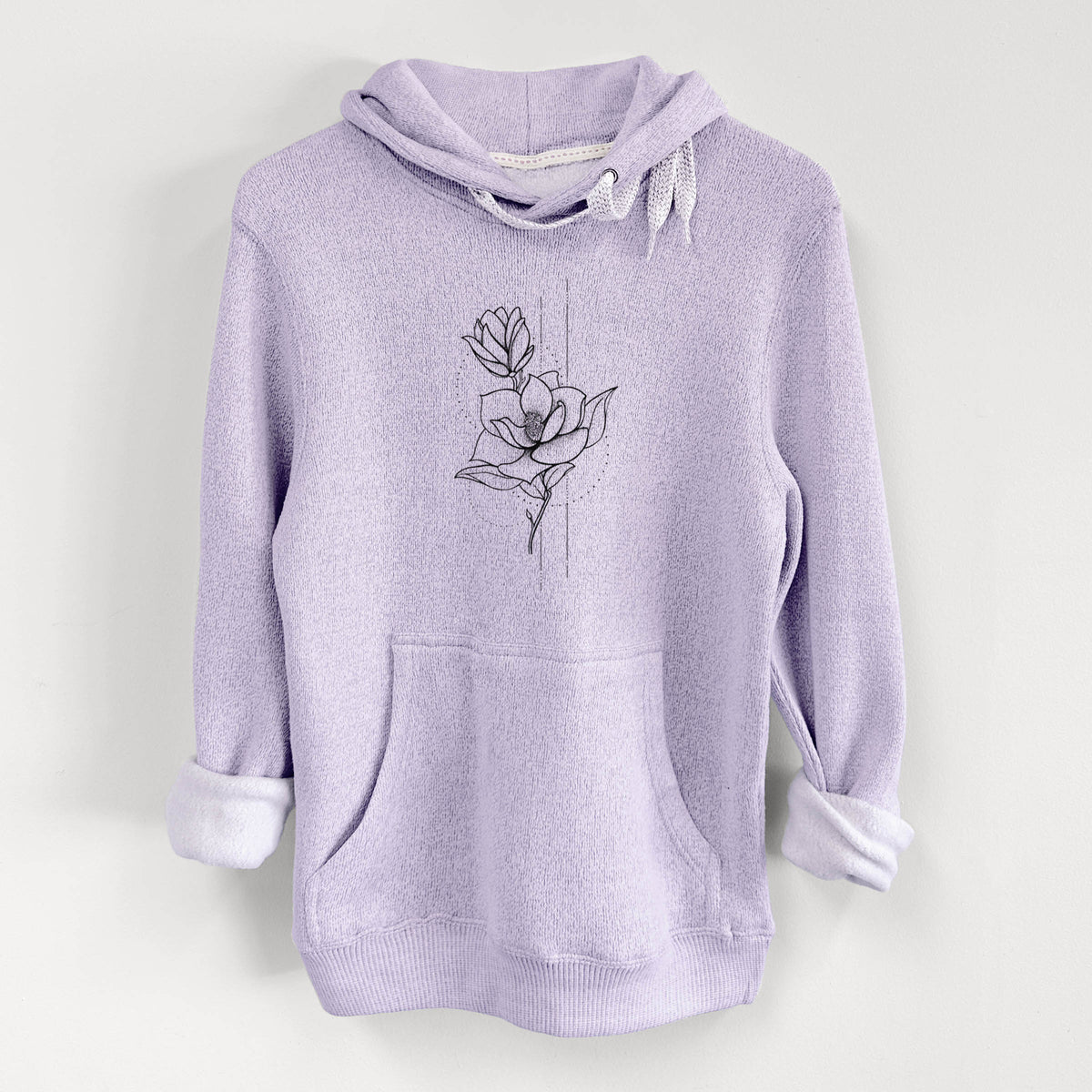 Southern Magnolia Stem - Knit Hoodie