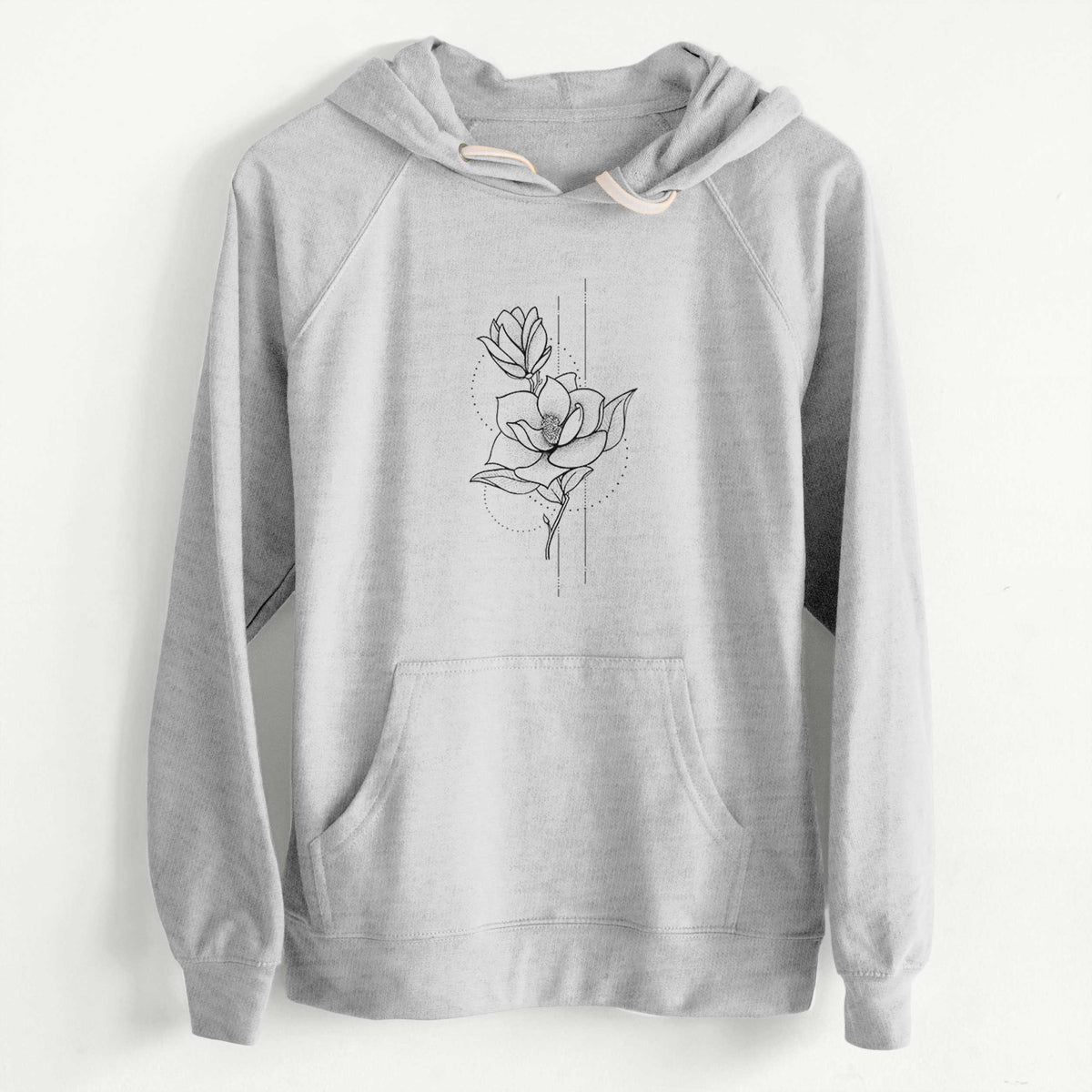 CLEARANCE - Southern Magnolia Stem  - Unisex Slim Fit Loopback Terry Hoodie