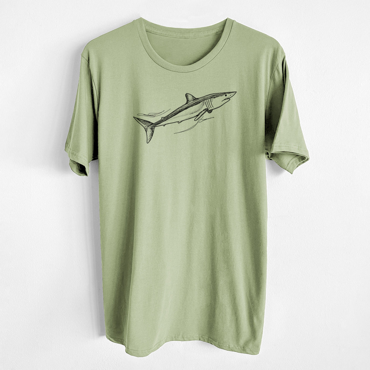 CLOSEOUT - Mako Shark - Unisex Crewneck - Made in USA - 100% Organic Cotton