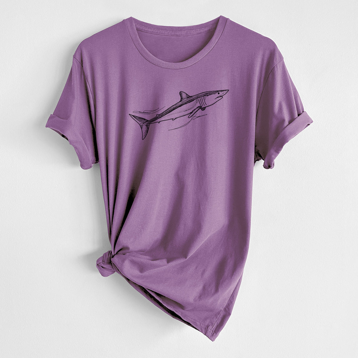 CLOSEOUT - Mako Shark - Unisex Crewneck - Made in USA - 100% Organic Cotton