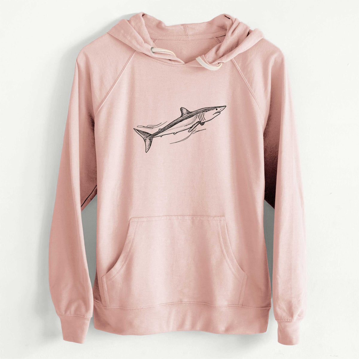 CLEARANCE - Mako Shark  - Unisex Slim Fit Loopback Terry Hoodie