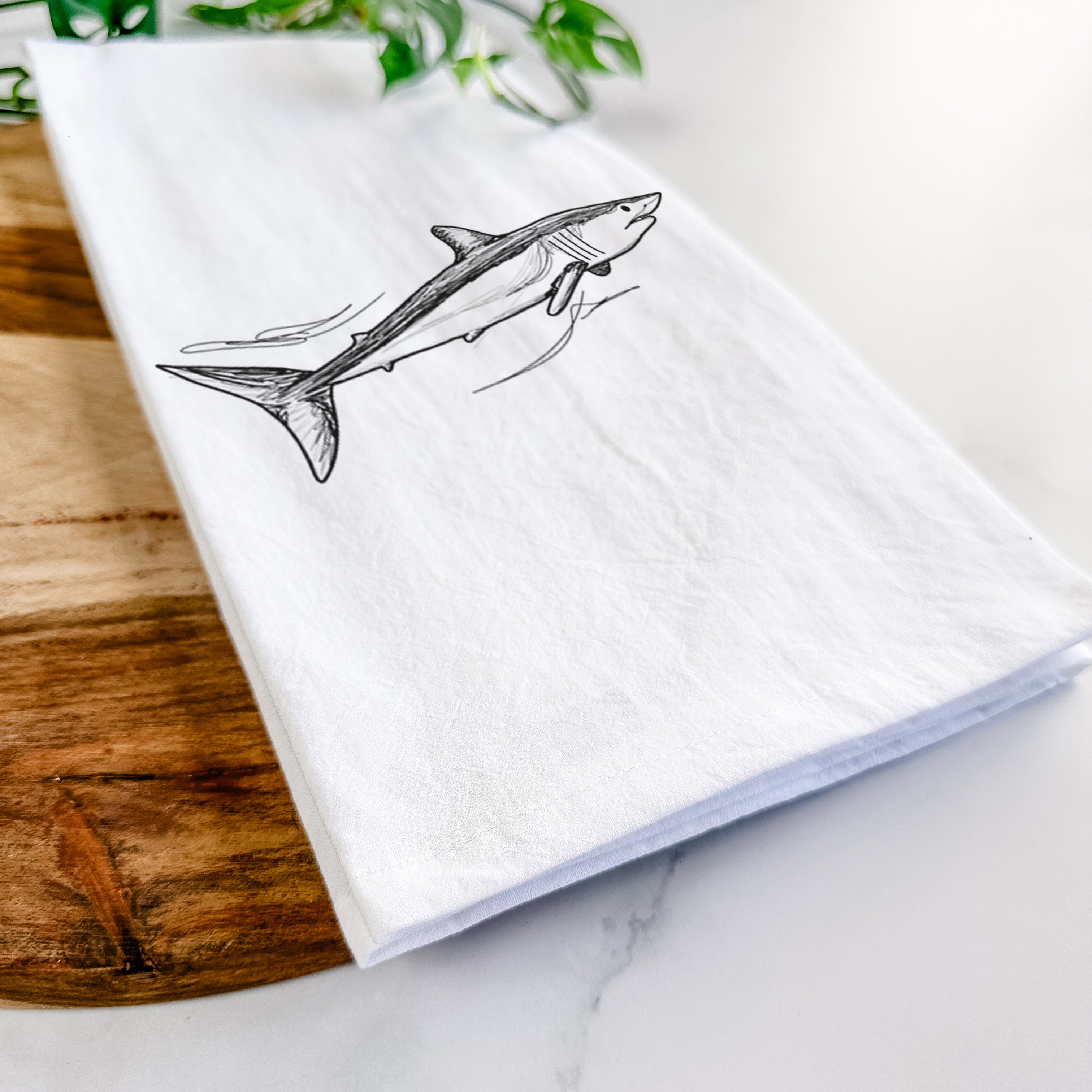 Mako Shark Tea Towel