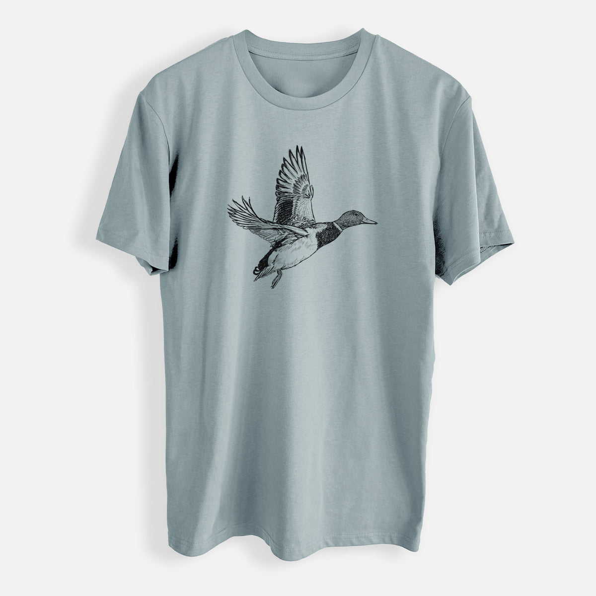 Male Mallard Duck - Anas platyrhynchos - Mens Everyday Staple Tee