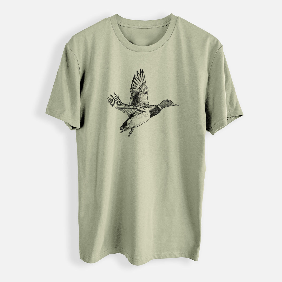 Male Mallard Duck - Anas platyrhynchos - Mens Everyday Staple Tee