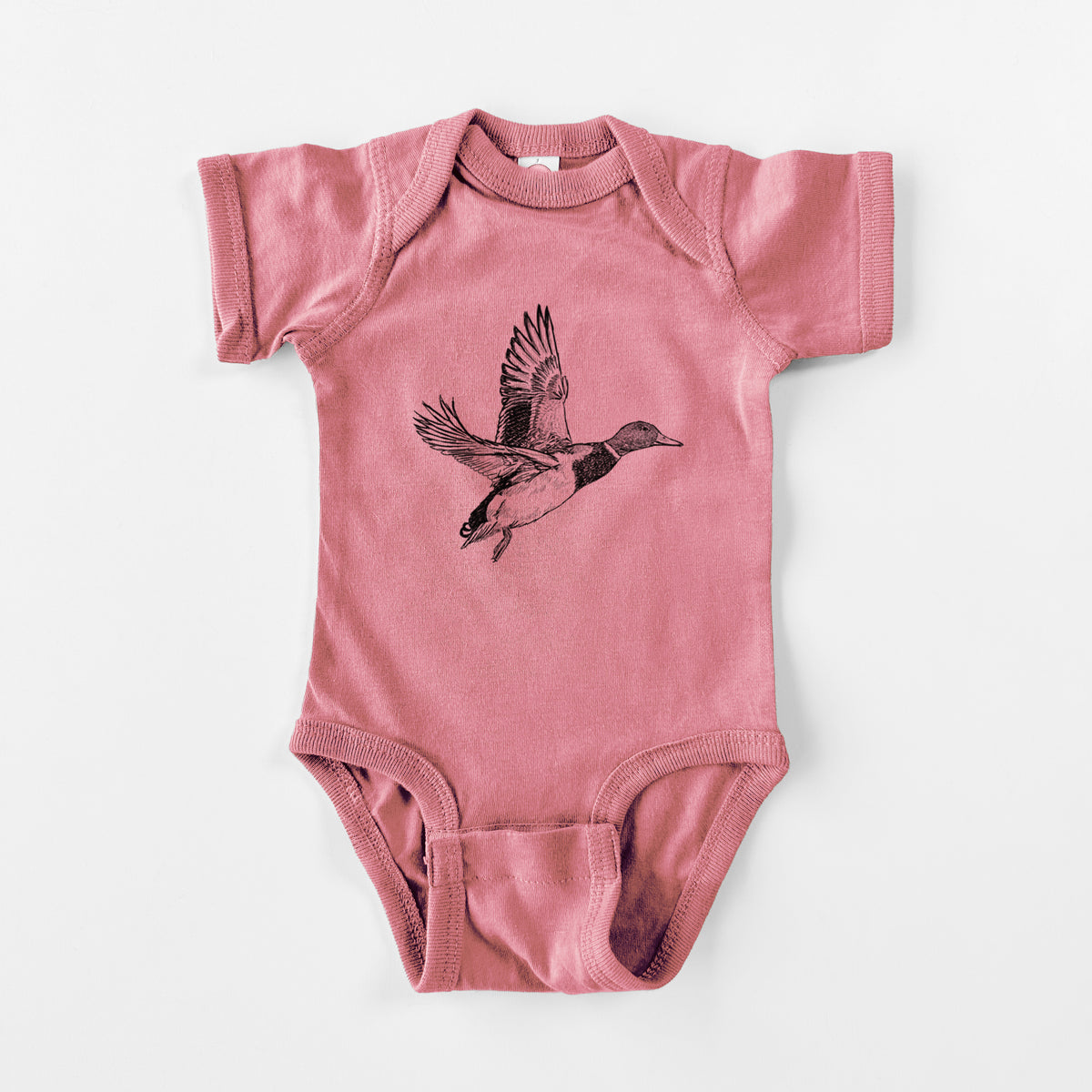 Male Mallard Duck - Anas platyrhynchos - Baby Fine Jersey Bodysuit