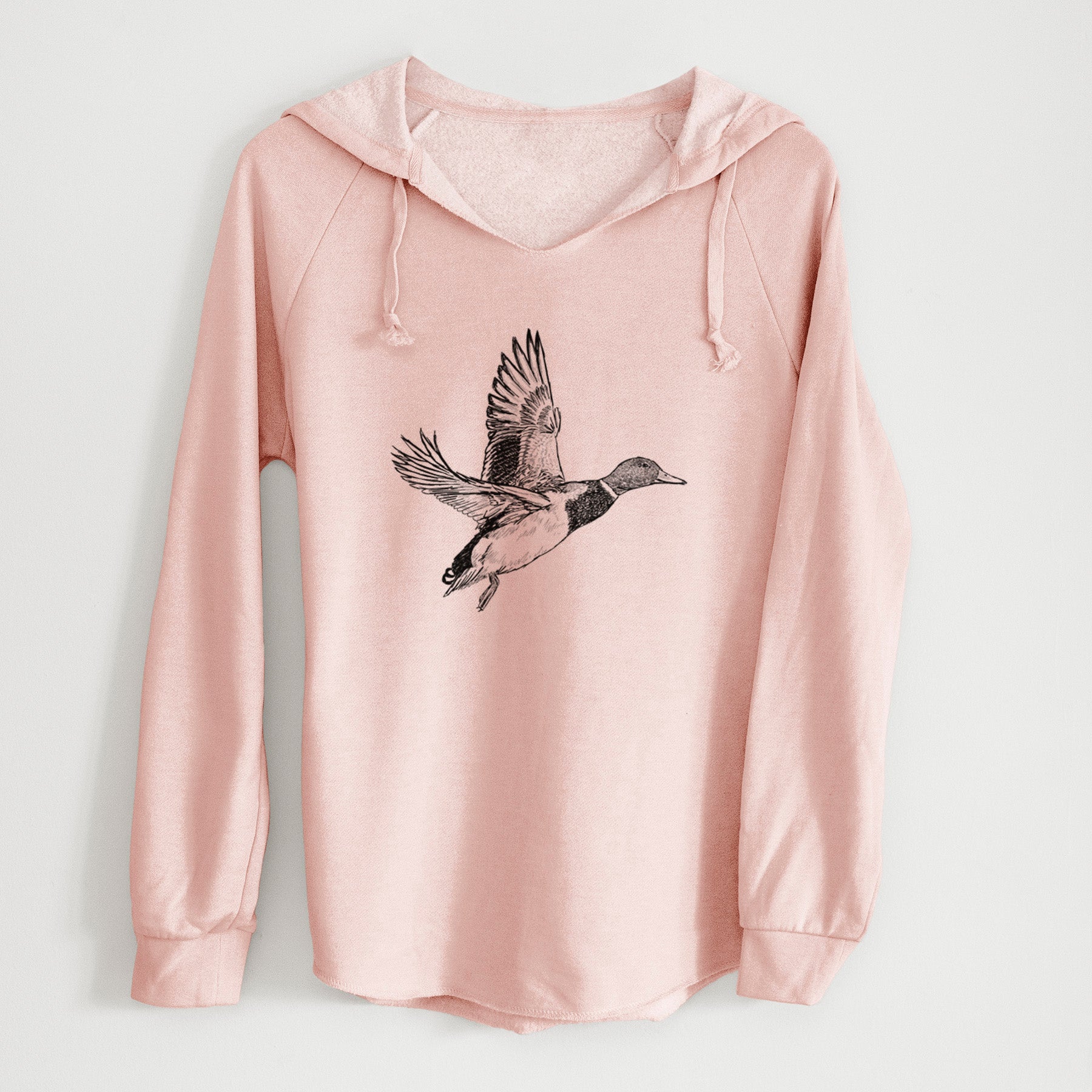 Male Mallard Duck - Anas platyrhynchos - Cali Wave Hooded Sweatshirt