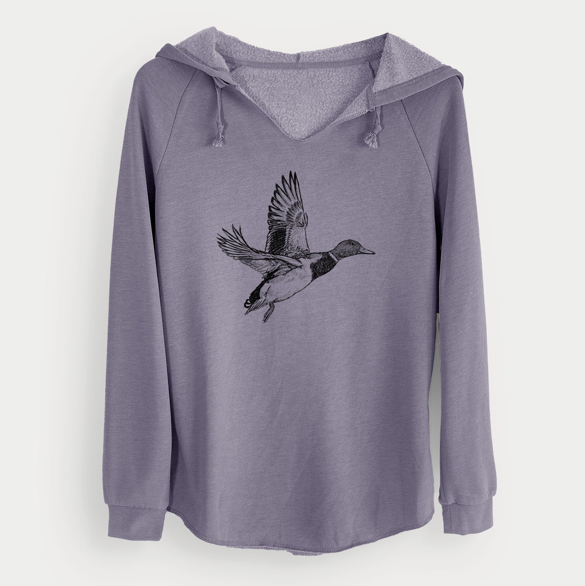 Male Mallard Duck - Anas platyrhynchos - Cali Wave Hooded Sweatshirt