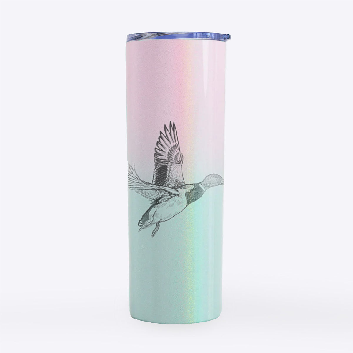 Male Mallard Duck - Anas platyrhynchos - 20oz Skinny Tumbler