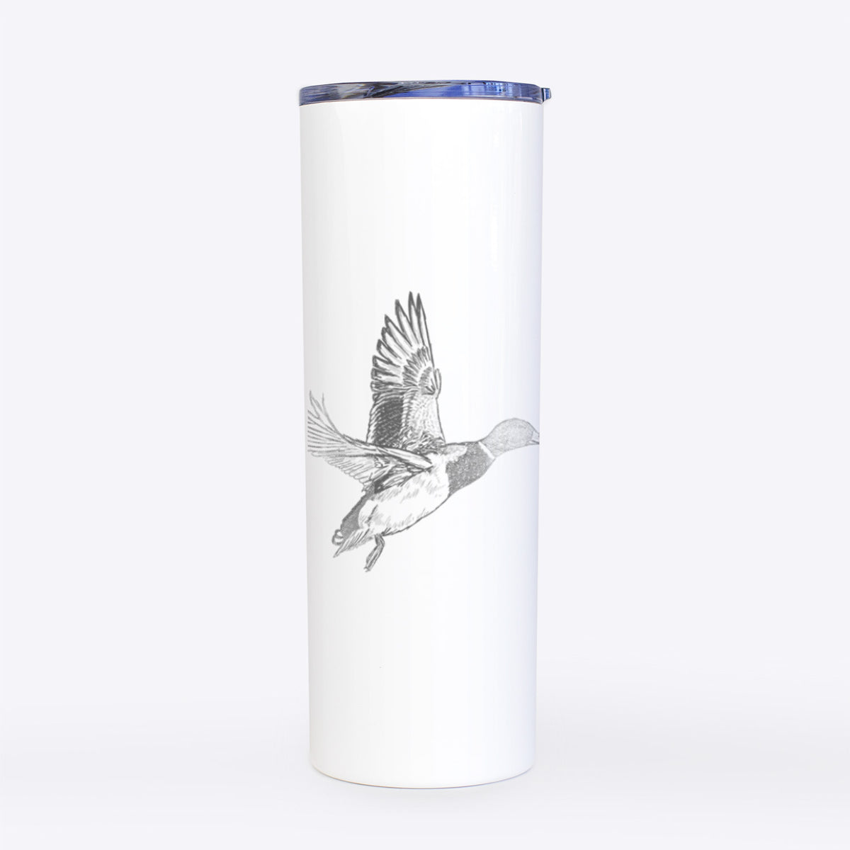 Male Mallard Duck - Anas platyrhynchos - 20oz Skinny Tumbler