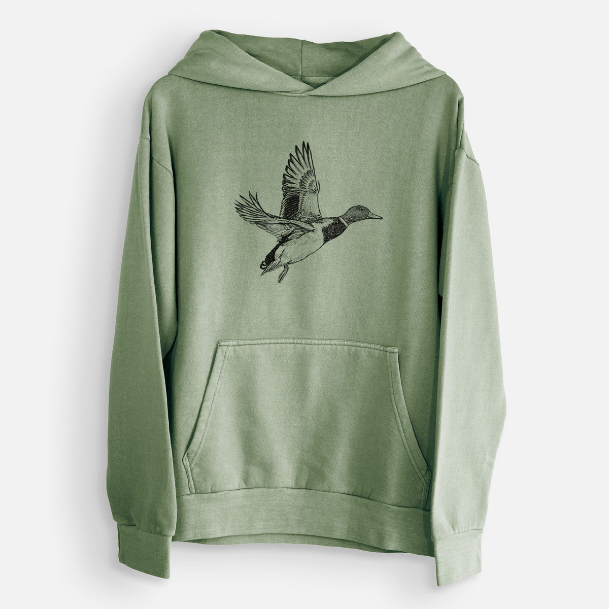 Male Mallard Duck - Anas platyrhynchos  - Urban Heavyweight Hoodie