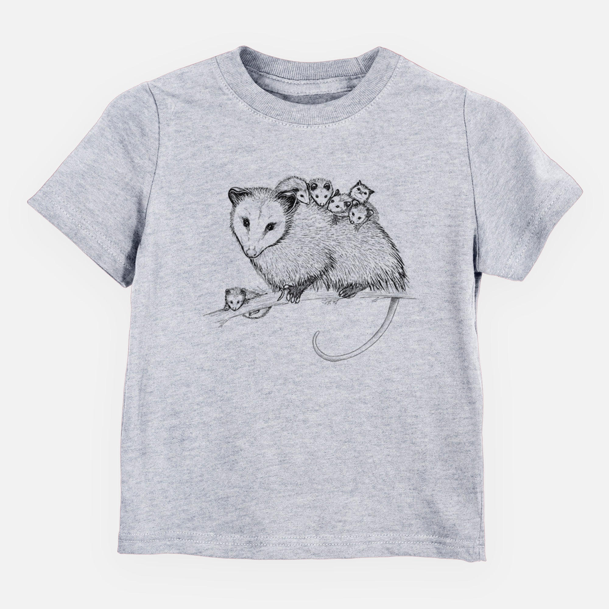 Mama Opossum with Babies - Toddler/Youth Shirt