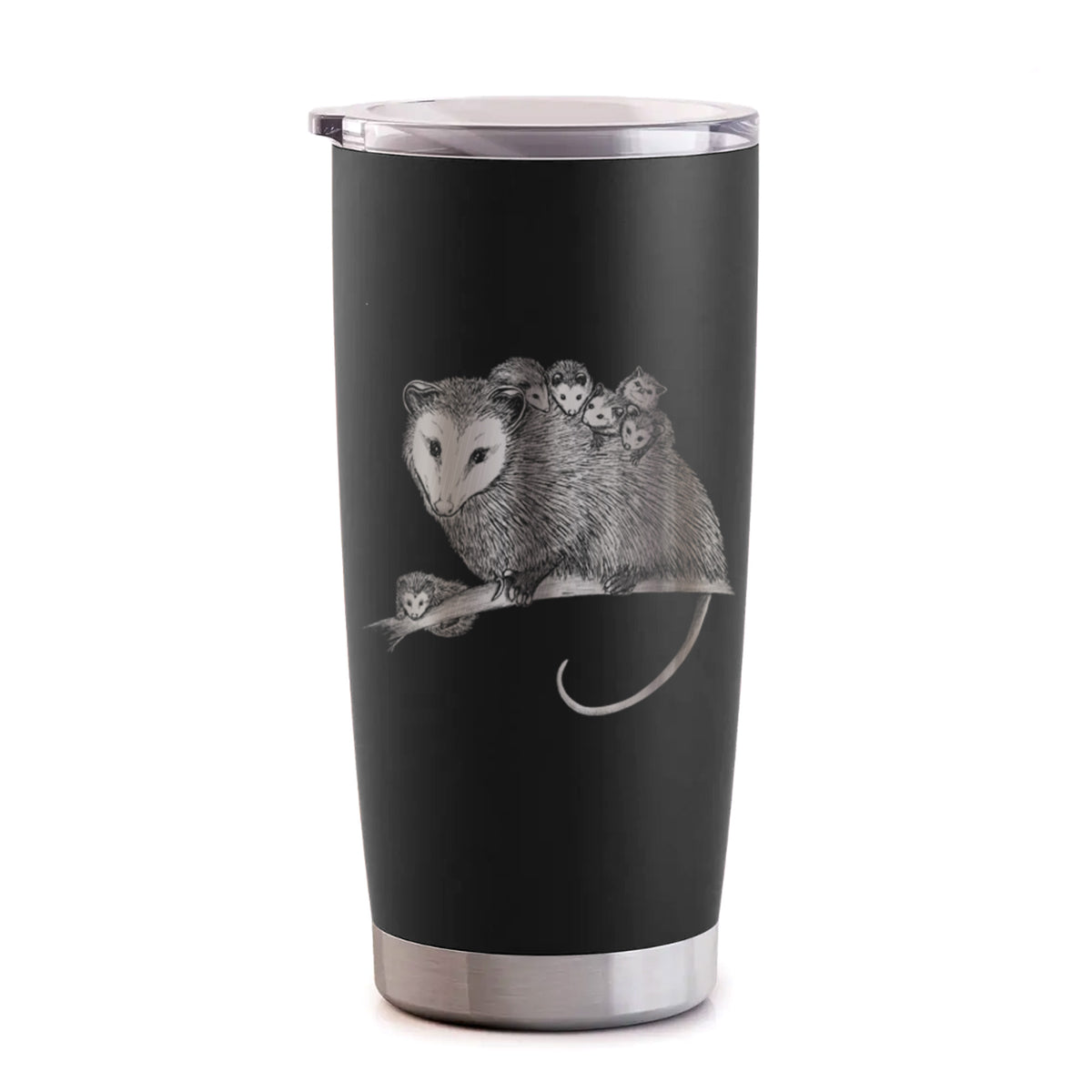 Mama Opossum with Babies - 20oz Polar Insulated Tumbler