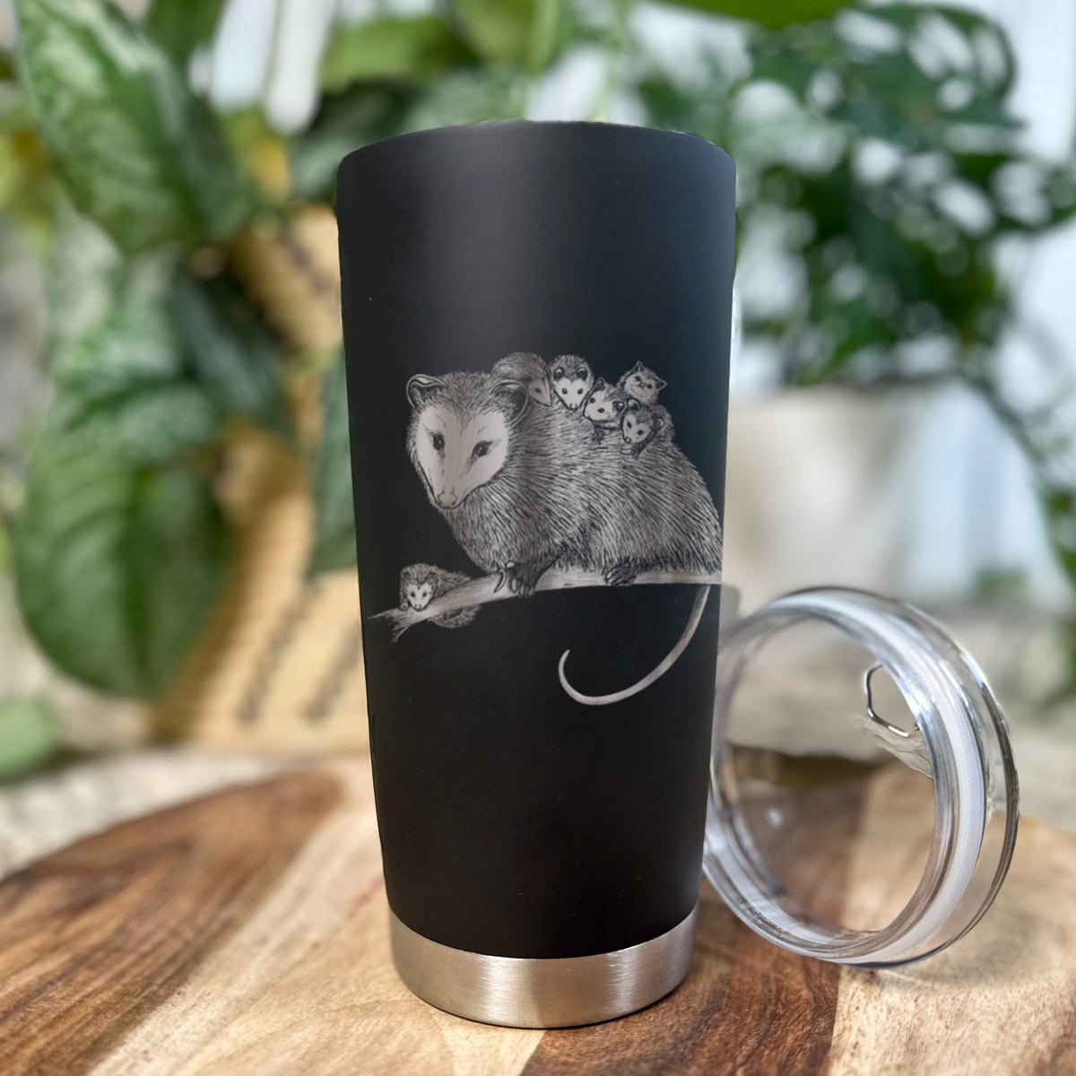 Mama Opossum with Babies - 20oz Polar Insulated Tumbler