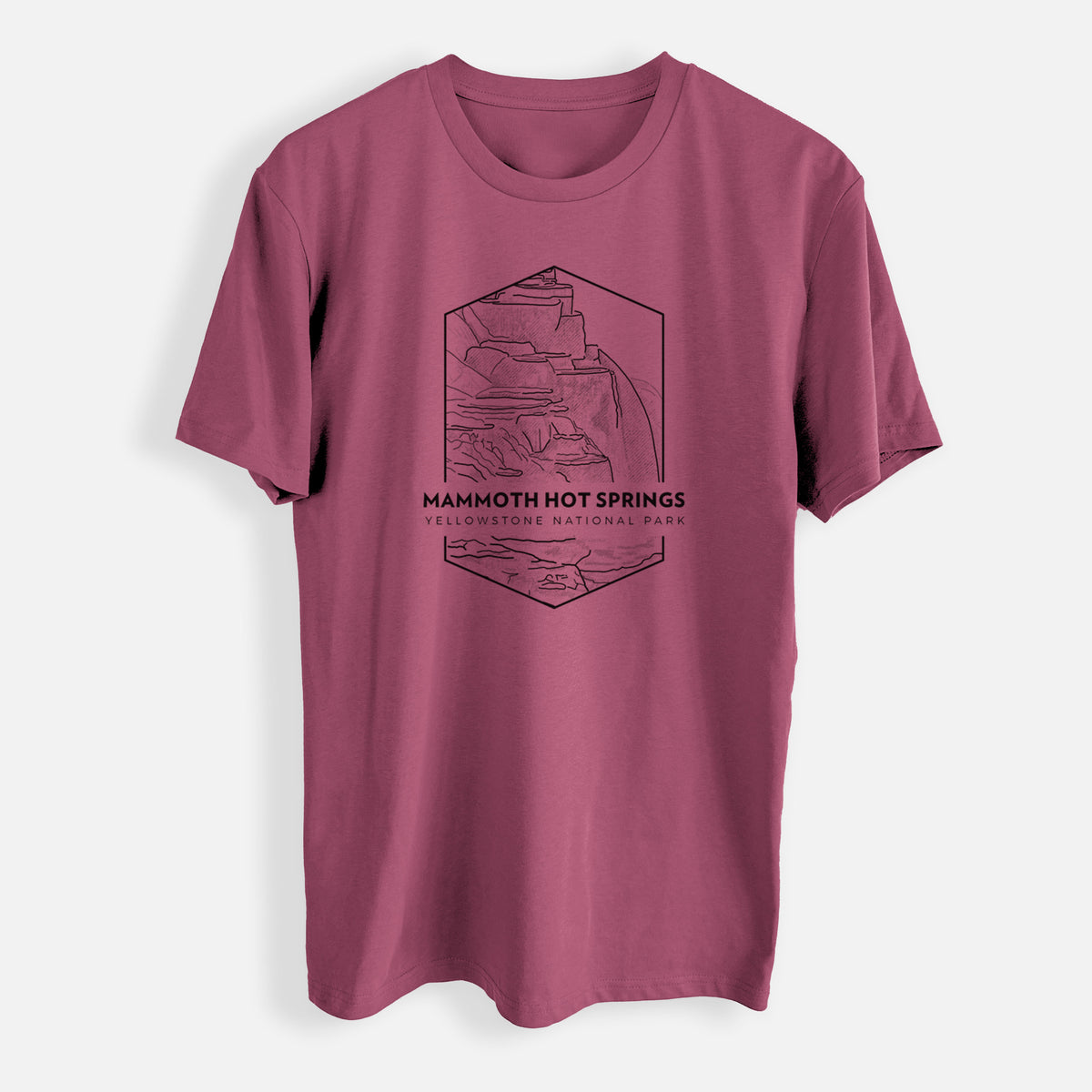 Mammoth Hot Springs - Yellowstone National Park - Mens Everyday Staple Tee