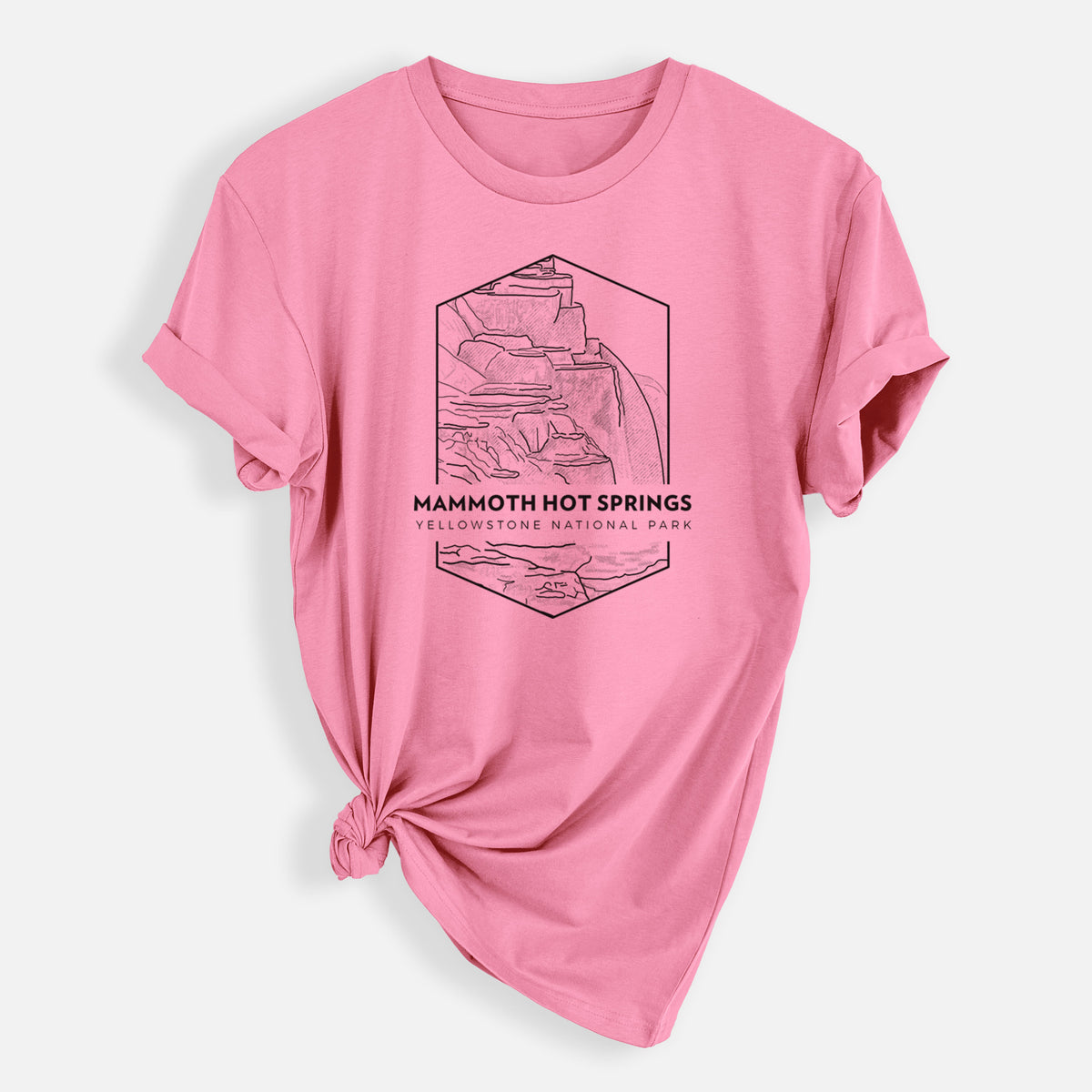 Mammoth Hot Springs - Yellowstone National Park - Mens Everyday Staple Tee