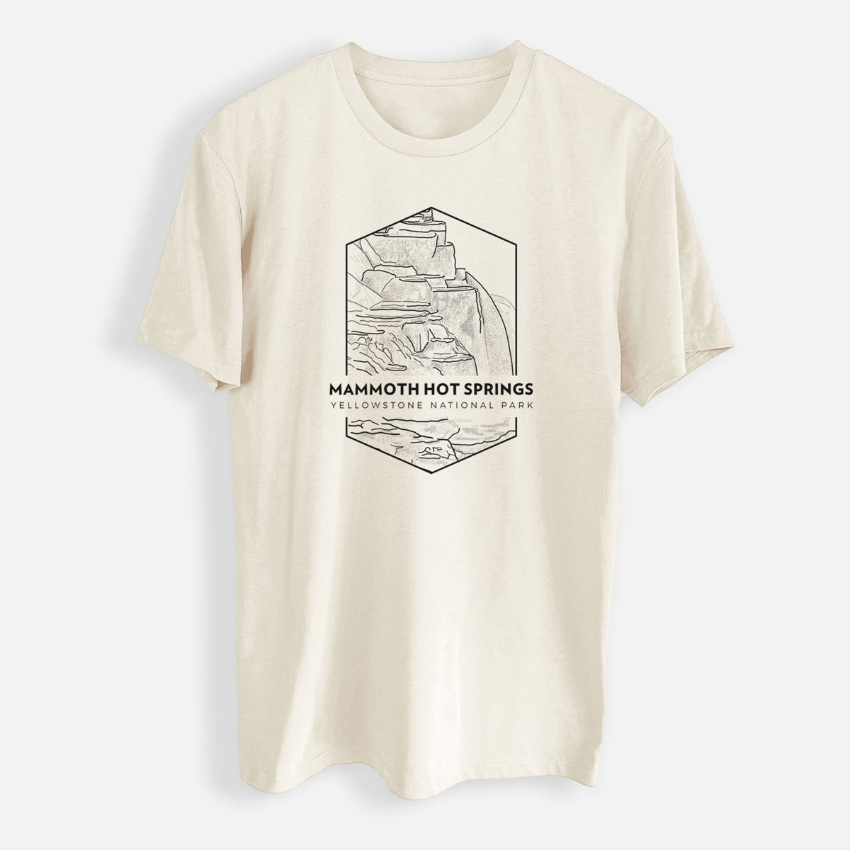 Mammoth Hot Springs - Yellowstone National Park - Mens Everyday Staple Tee