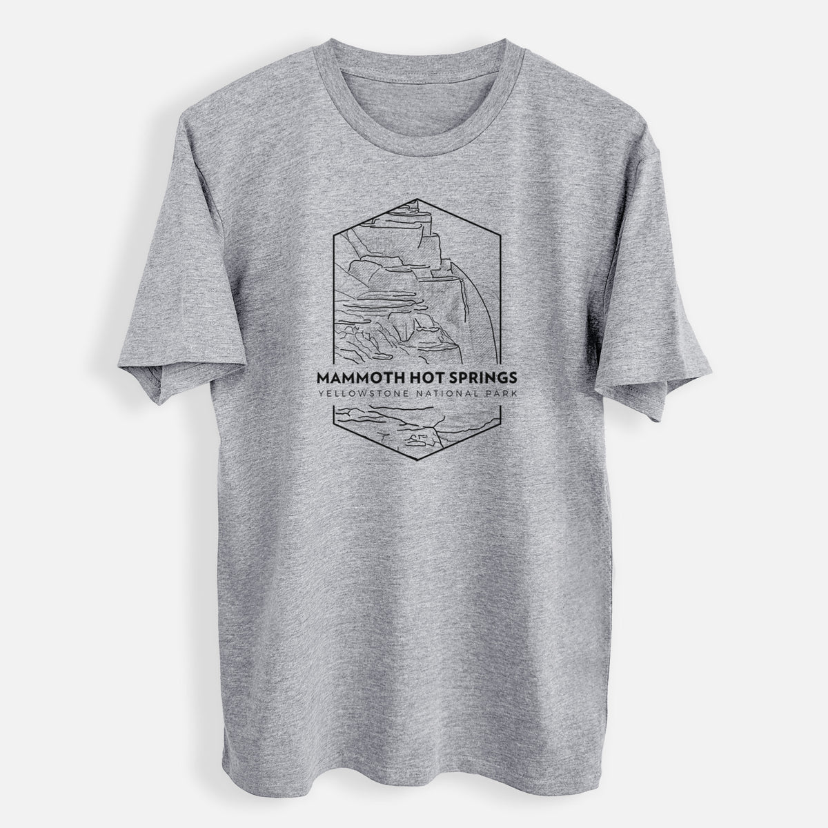 Mammoth Hot Springs - Yellowstone National Park - Mens Everyday Staple Tee