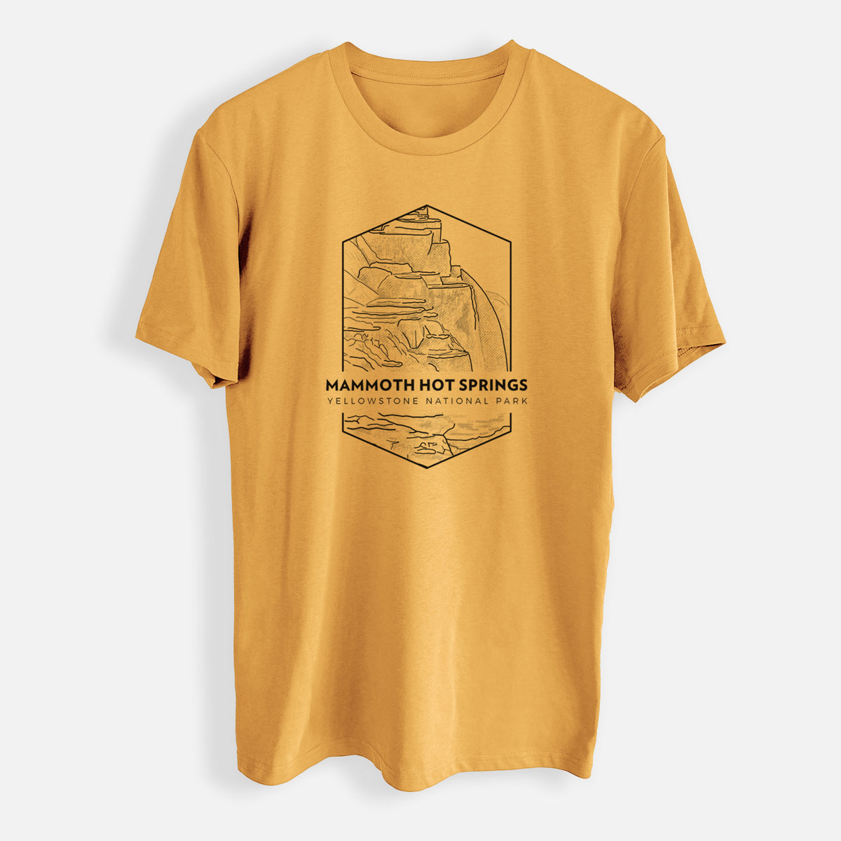 Mammoth Hot Springs - Yellowstone National Park - Mens Everyday Staple Tee