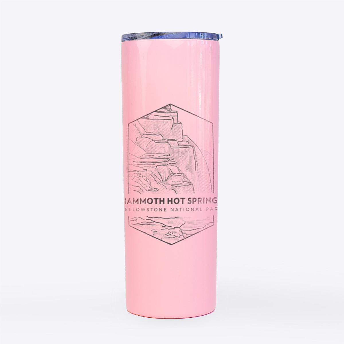 Mammoth Hot Springs - Yellowstone National Park - 20oz Skinny Tumbler