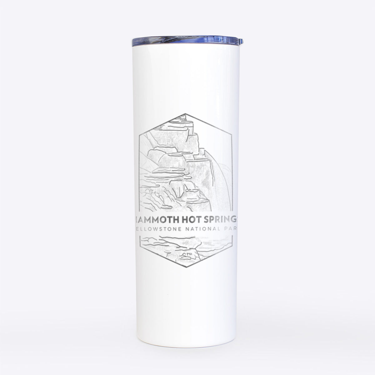 Mammoth Hot Springs - Yellowstone National Park - 20oz Skinny Tumbler