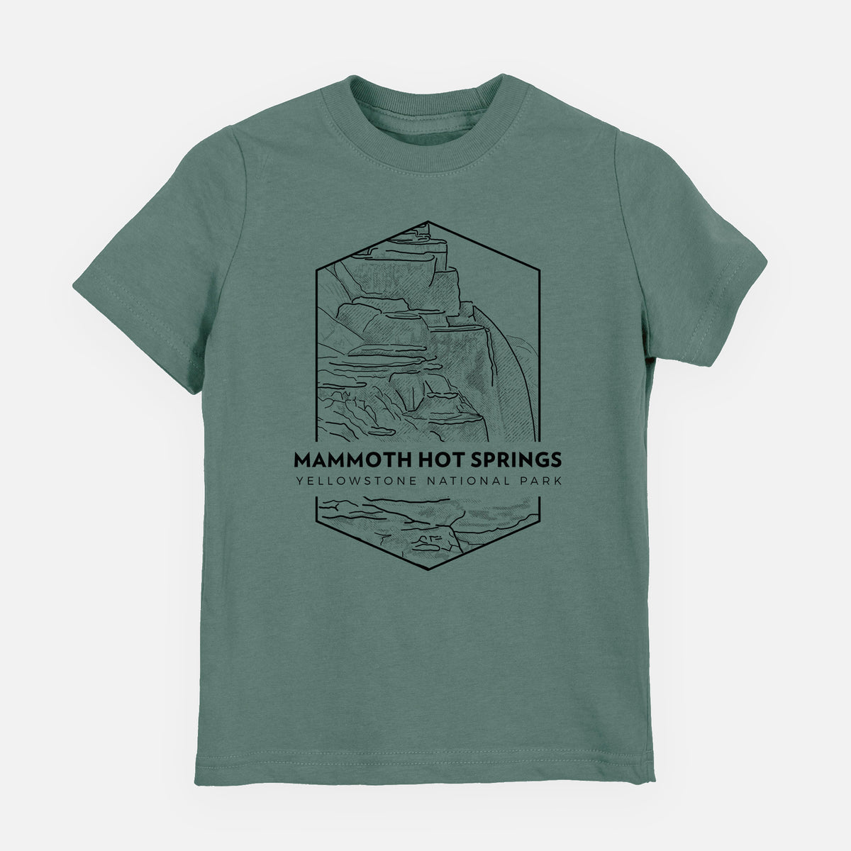 Mammoth Hot Springs - Yellowstone National Park - Youth Shirt