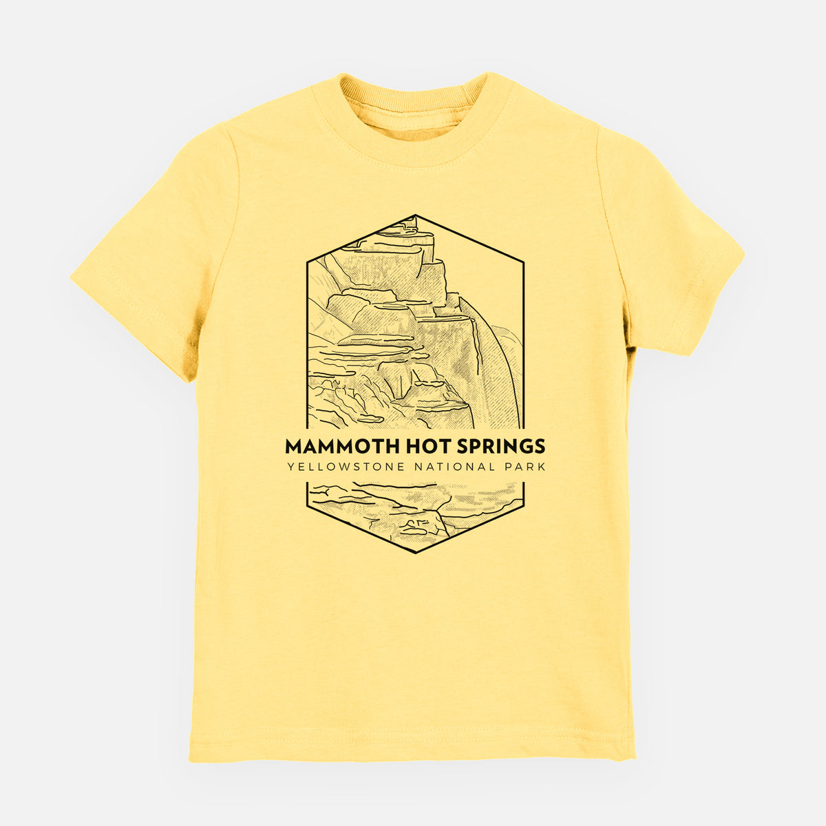 Mammoth Hot Springs - Yellowstone National Park - Youth Shirt