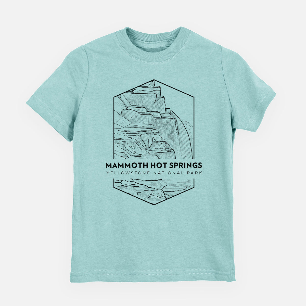 Mammoth Hot Springs - Yellowstone National Park - Youth Shirt