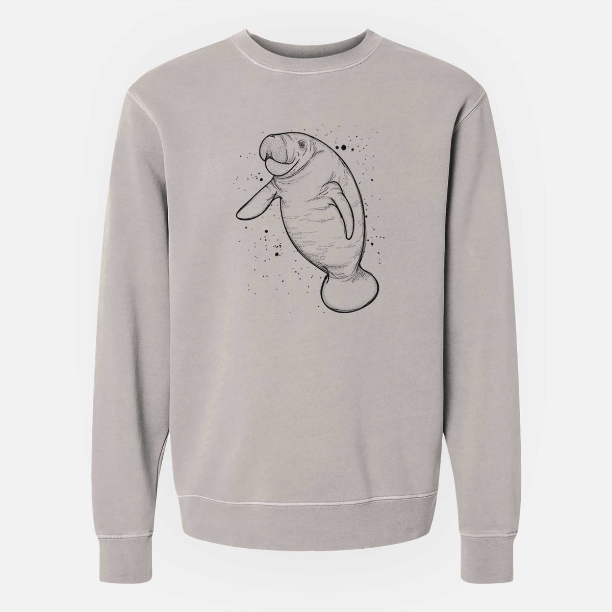 Manatee - Unisex Pigment Dyed Crew Sweatshirt