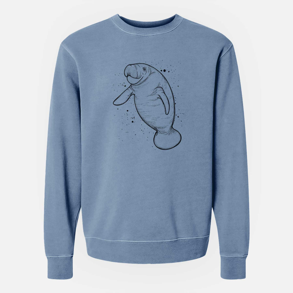 Manatee - Unisex Pigment Dyed Crew Sweatshirt