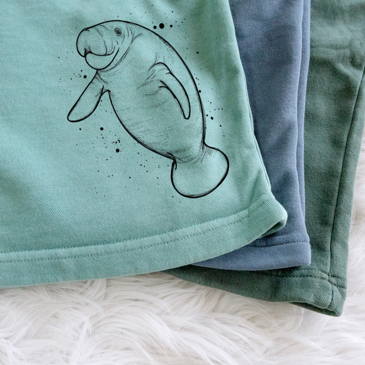 Manatee - Unisex Pigment Dyed Shorts