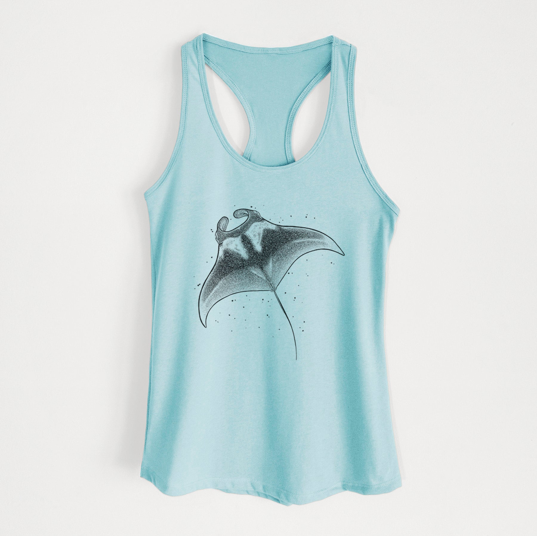 Reef Manta Ray - Ꮇonula alfredi - Women's Racerback Tanktop
