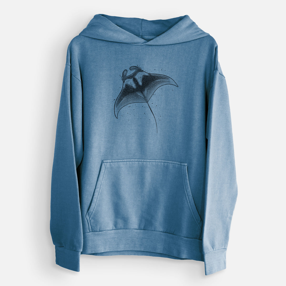 Reef Manta Ray - Ꮇonula alfredi  - Urban Heavyweight Hoodie