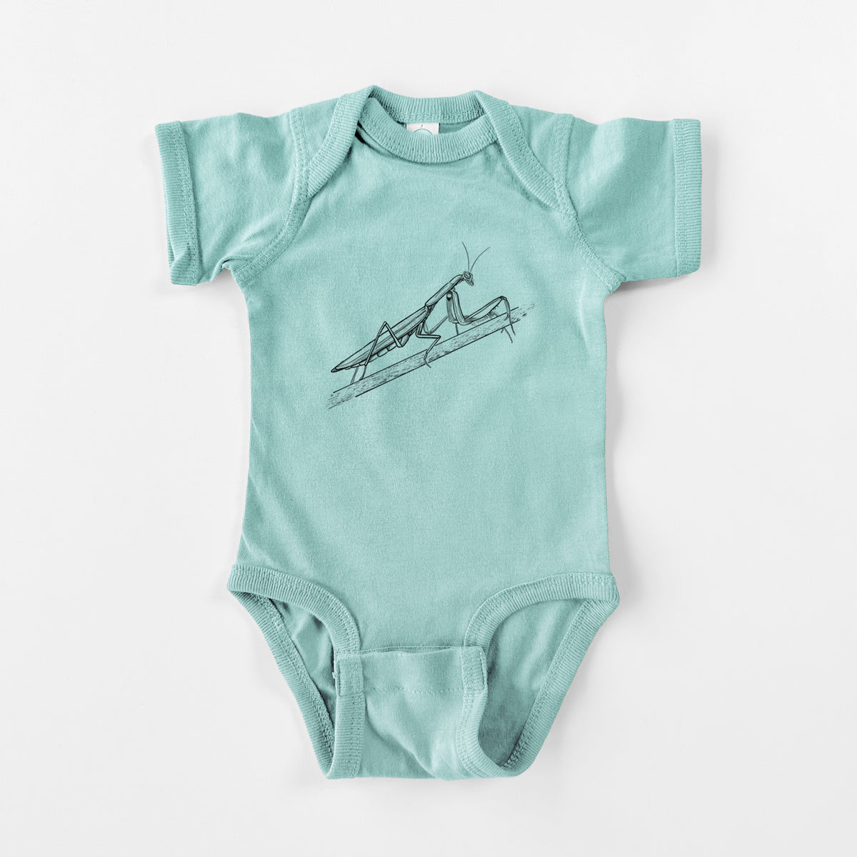 European Mantis - Mantis religiosa - Baby Fine Jersey Bodysuit