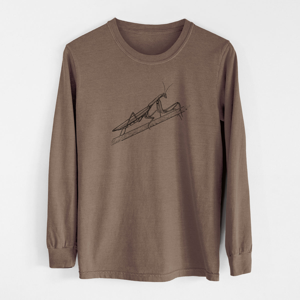 European Mantis - Mantis religiosa - Unisex Comfort Colors 100% Cotton Long Sleeve
