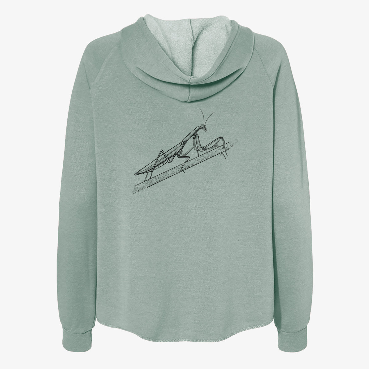 European Mantis - Mantis religiosa - Women's Cali Wave Zip-Up Sweatshirt
