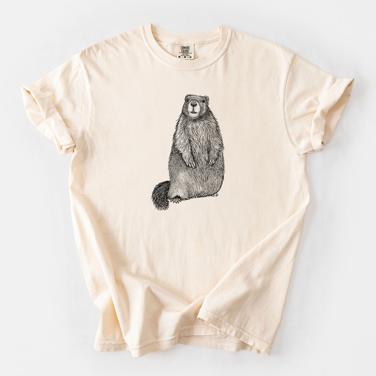 Yellow-bellied Marmot - Marmota flaviventris - Unisex Comfort Colors Garment-Dyed Heavyweight T-shirt