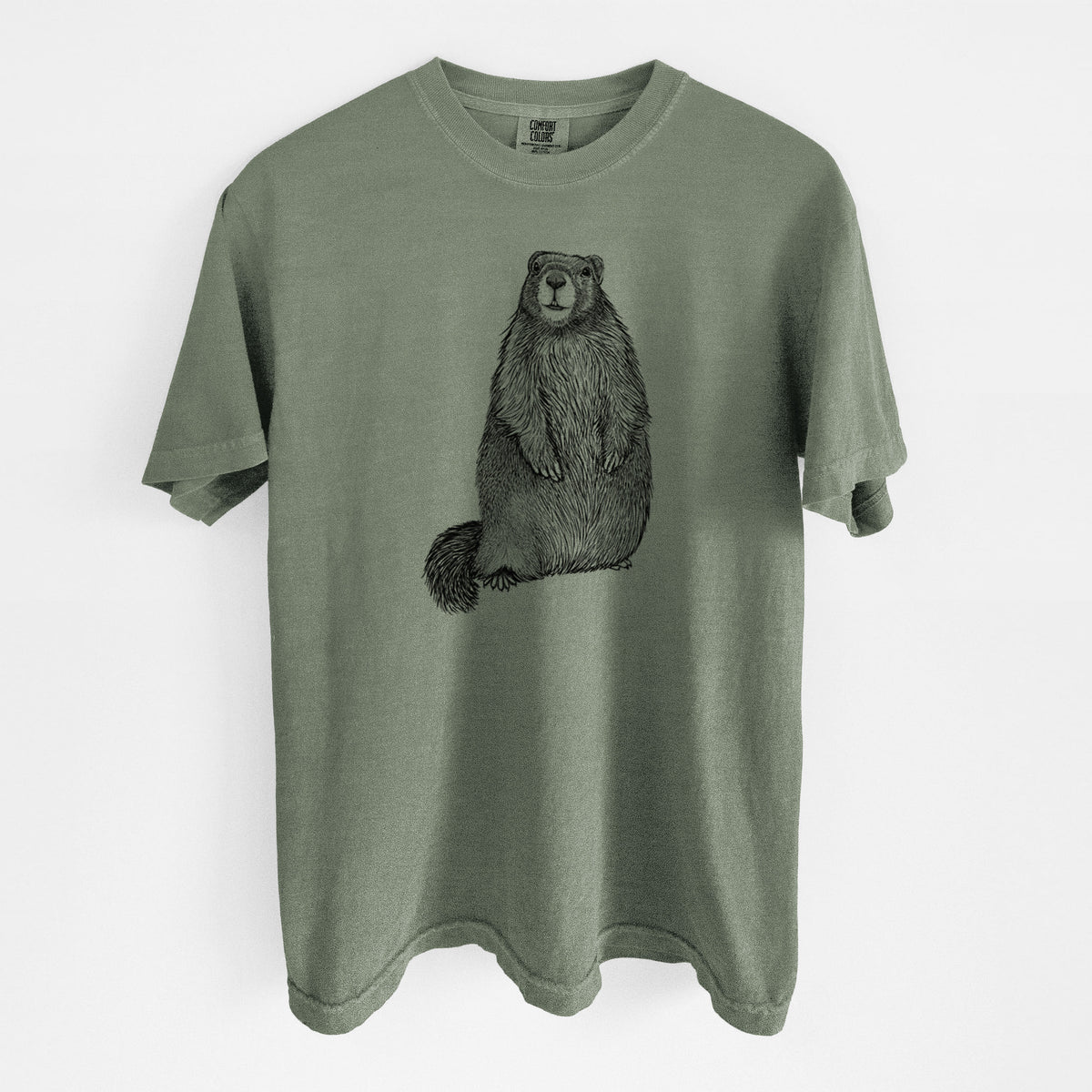 Yellow-bellied Marmot - Marmota flaviventris - Unisex Comfort Colors Garment-Dyed Heavyweight T-shirt