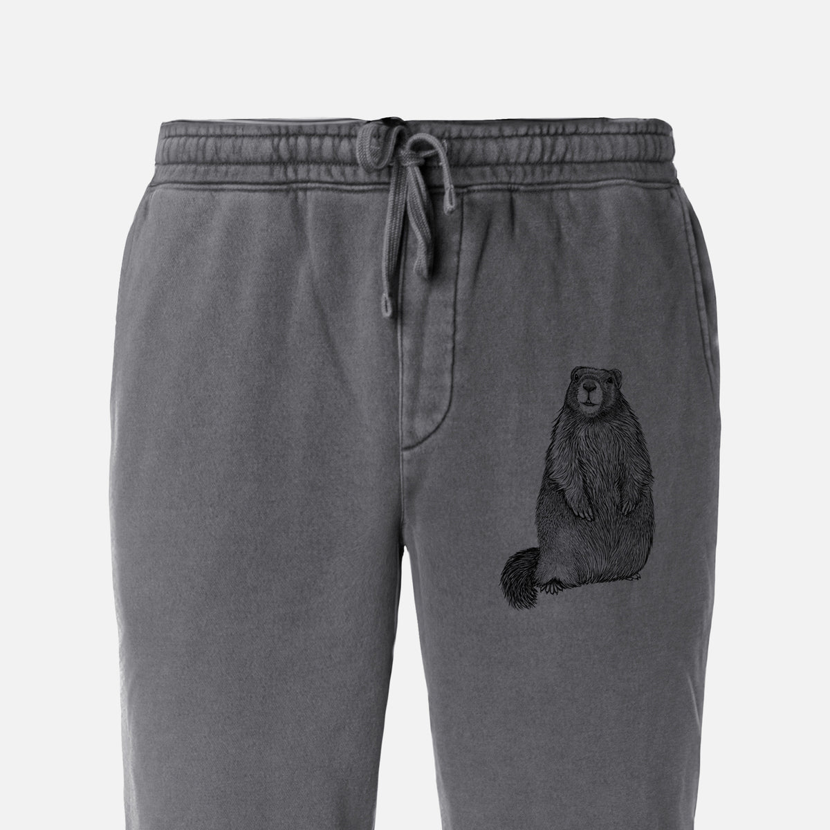 Yellow-bellied Marmot - Marmota flaviventris - Unisex Pigment Dyed Sweatpants