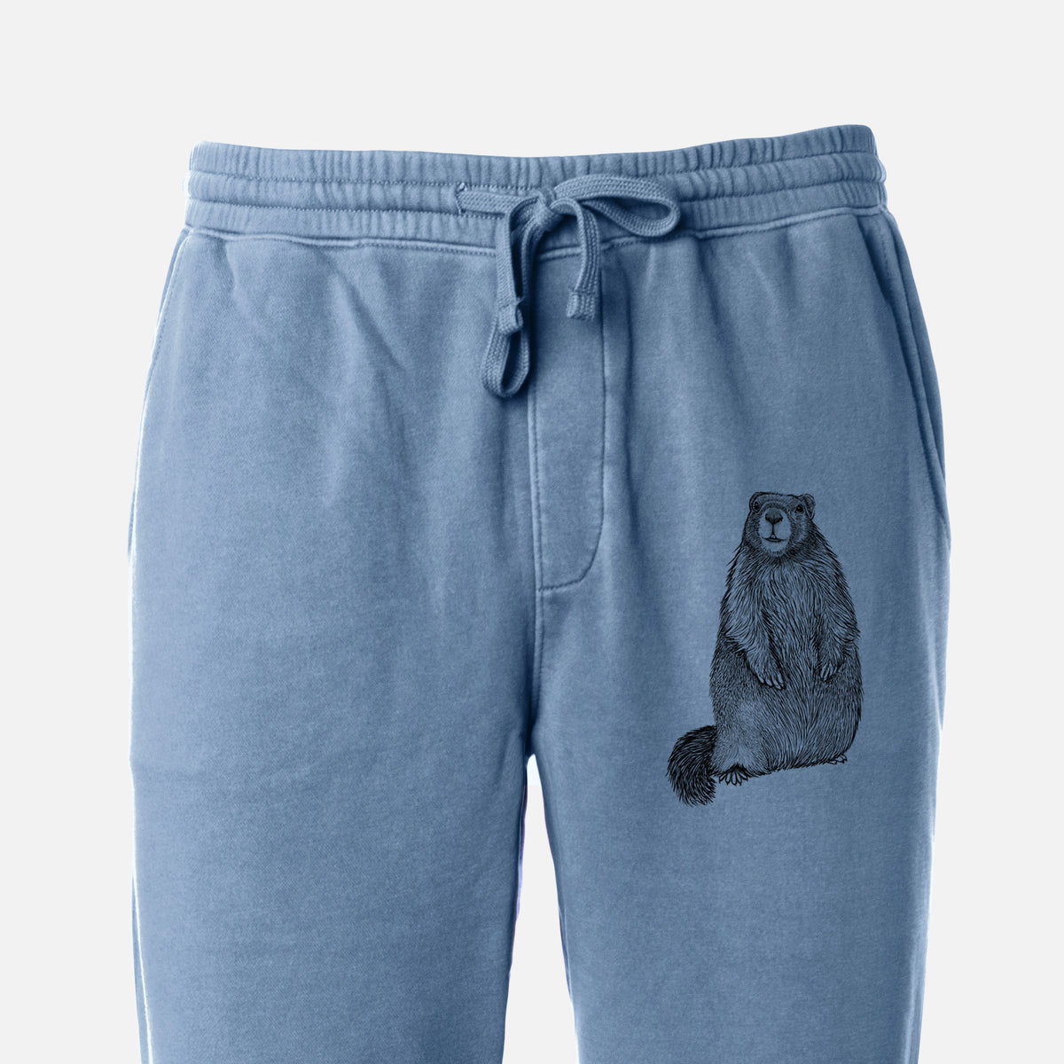 Yellow-bellied Marmot - Marmota flaviventris - Unisex Pigment Dyed Sweatpants