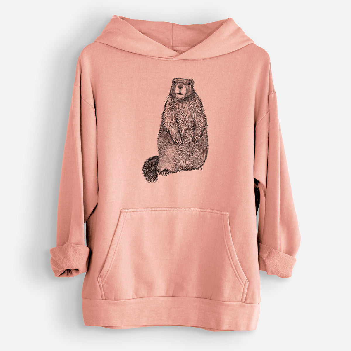 Yellow-bellied Marmot - Marmota flaviventris  - Urban Heavyweight Hoodie