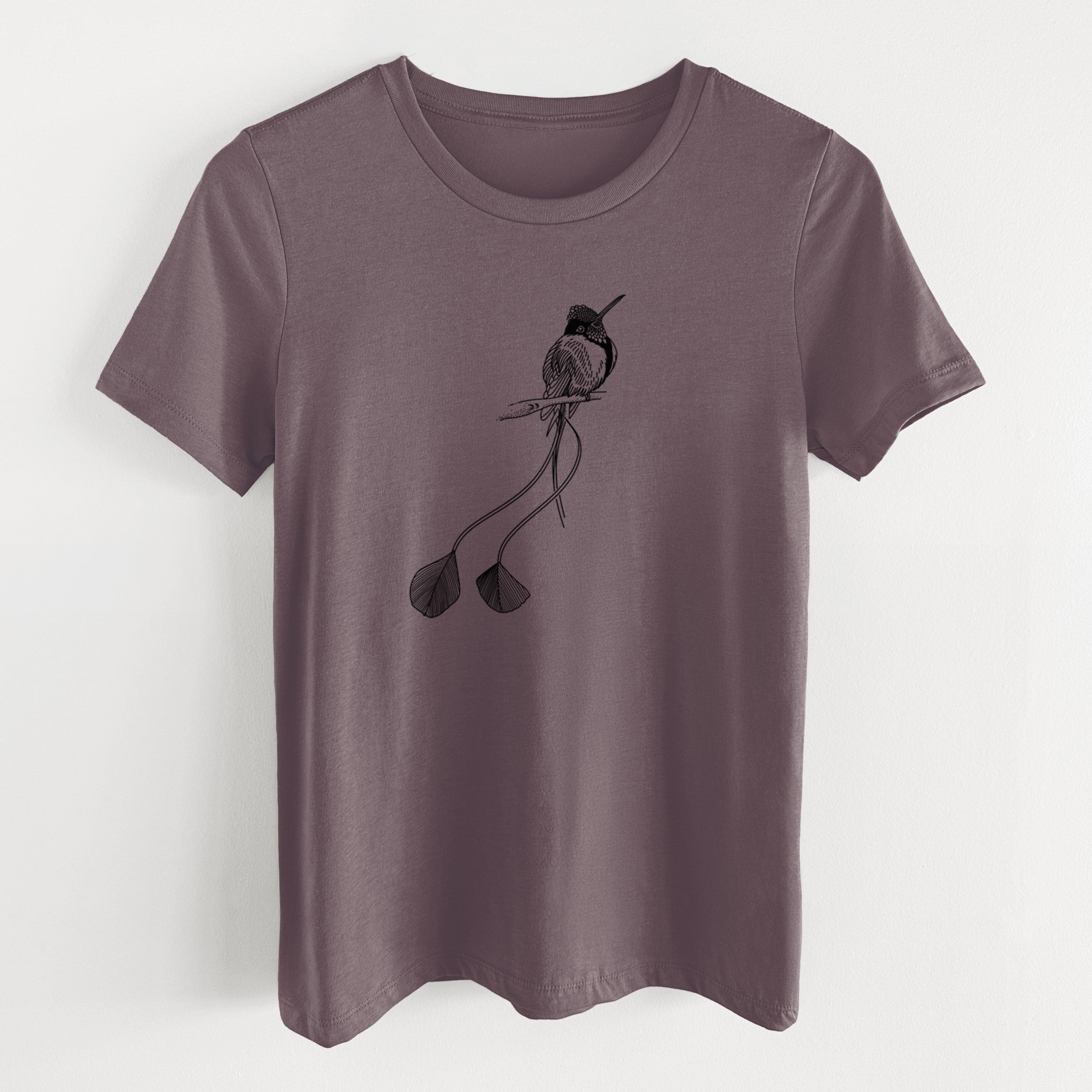 Marvelous Spatuletail Hummingbird - Women's Lightweight Relaxed Fit 100% Cotton Crewneck