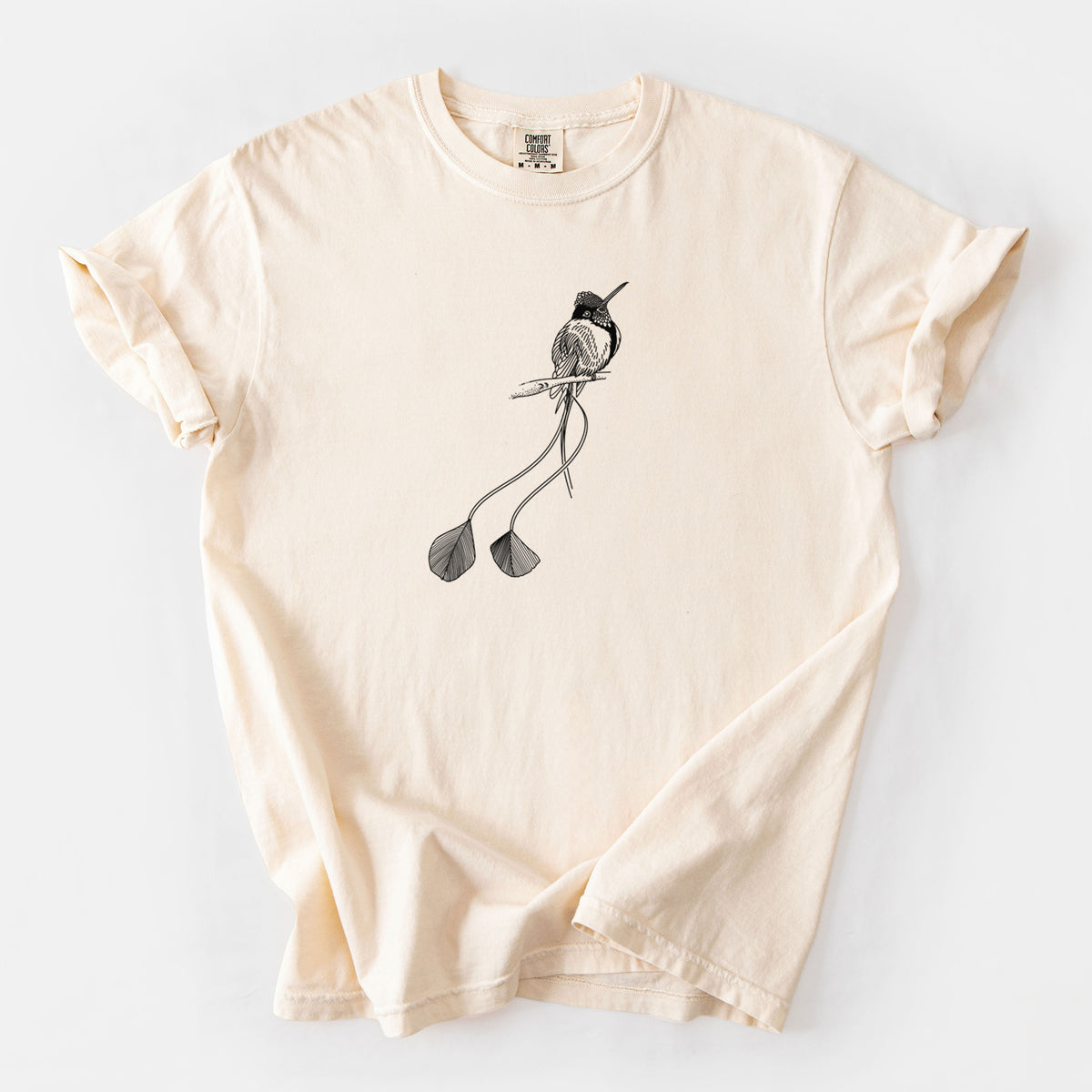 Marvelous Spatuletail Hummingbird - Unisex Comfort Colors Garment-Dyed Heavyweight T-shirt