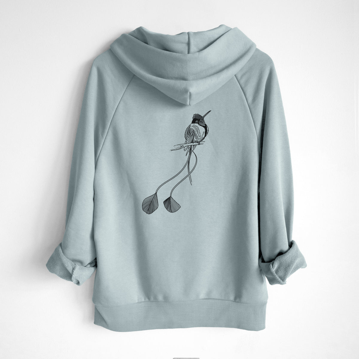 Marvelous Spatuletail Hummingbird - UltraLuxe Heavyweight French Terry Hoodie