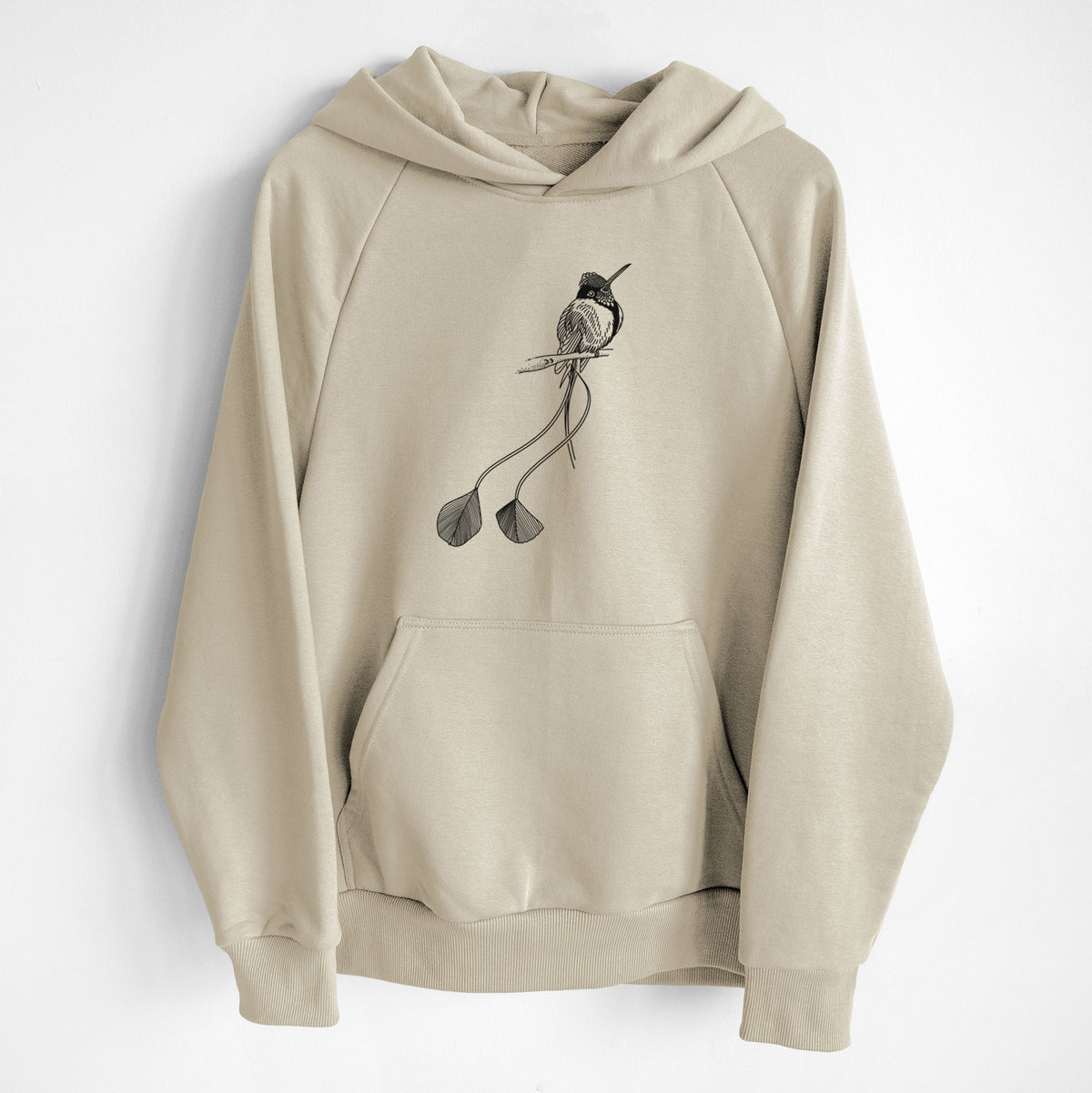 Marvelous Spatuletail Hummingbird - UltraLuxe Heavyweight French Terry Hoodie