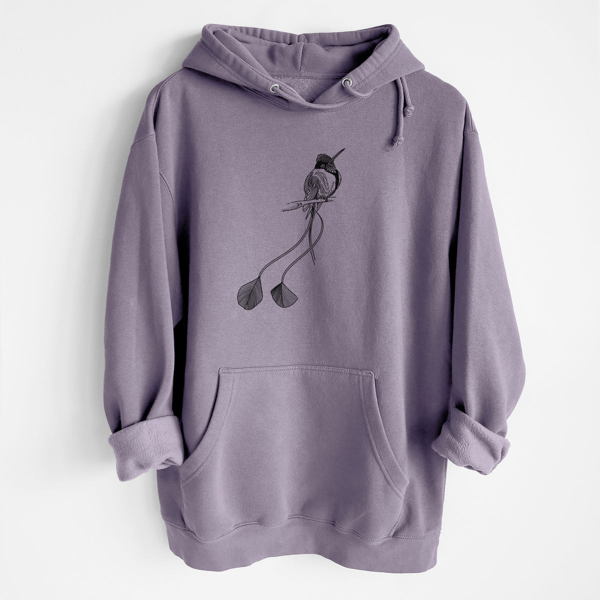 Marvelous Spatuletail Hummingbird - Heavyweight Fleece Hoodie