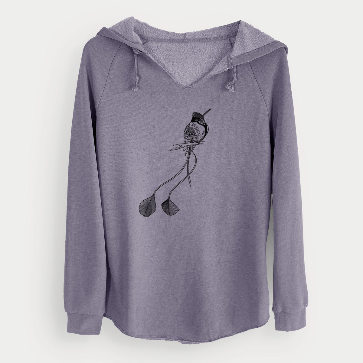 Marvelous Spatuletail Hummingbird - Cali Wave Hooded Sweatshirt
