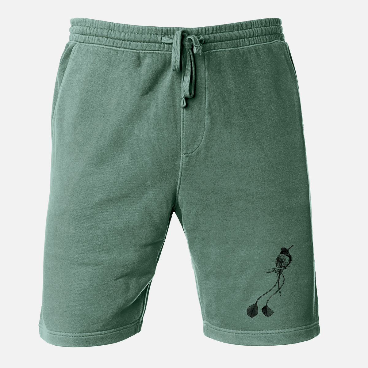 Marvelous Spatuletail Hummingbird - Unisex Pigment Dyed Shorts