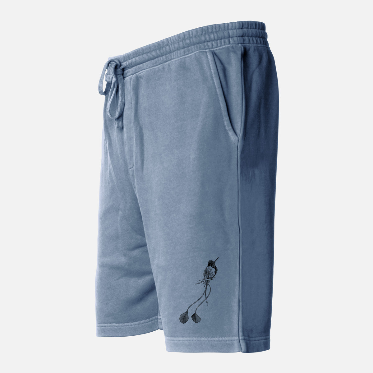 Marvelous Spatuletail Hummingbird - Unisex Pigment Dyed Shorts