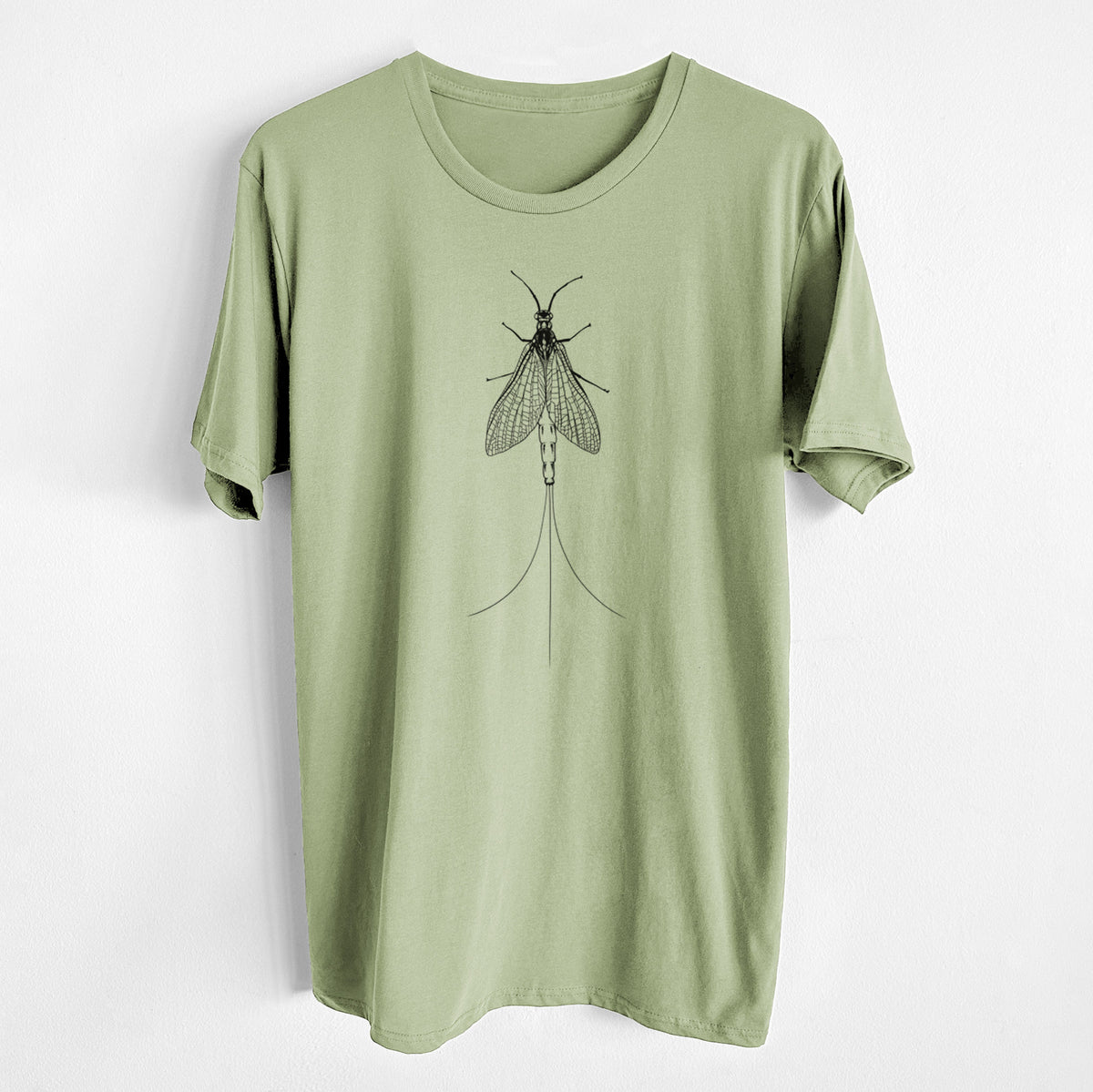 CLOSEOUT - Ephemera Danica - Mayfly - Unisex Crewneck - Made in USA - 100% Organic Cotton