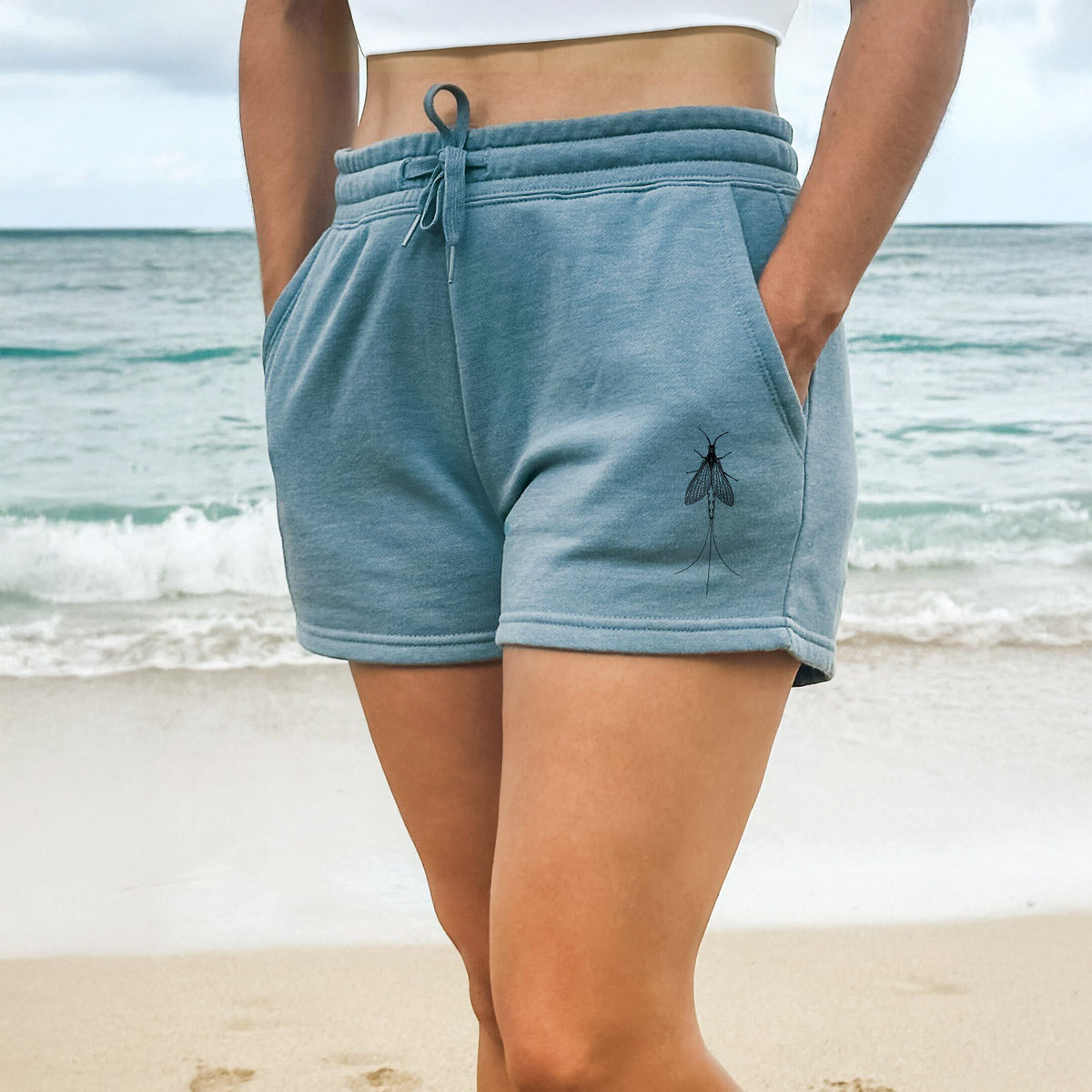 Ephemera Danica - Mayfly - Women's Cali Wave Shorts